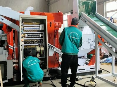 BSGH Copper Granulator Machine configuration and test before acceptance