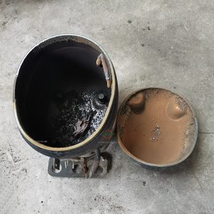 Produit final (coque de compresseur coupée) de la machine de découpe plasma de BSGH-01