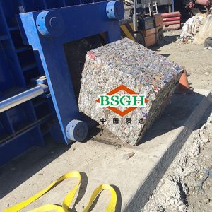 Endprodukt (Ballen) der 315T Schrottpresse (Ballenpresse) (2)