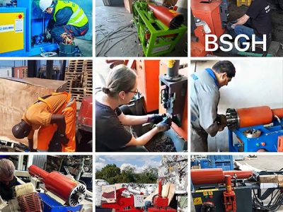 Comentarios positivos de los clientes sobre la máquina de corte y reciclaje de motores de desecho BSGH Comentarios positivos de los clientes sobre la máquina de reciclaje (corte) de motores de desecho BSGH