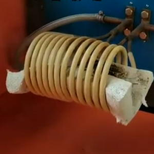 Heating Part of Auto Starter Motor Heating Machine from BSGH-Real shot at close range