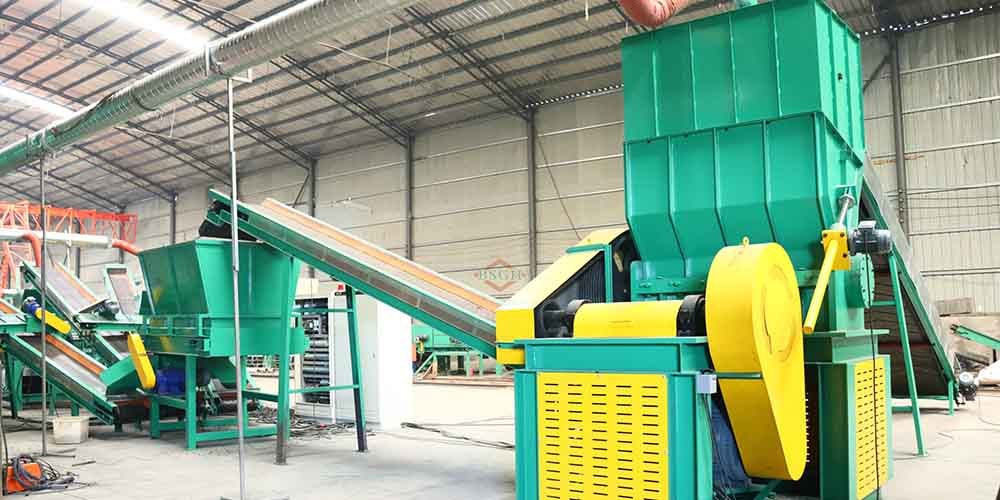 armoured cable shredder recycling line in China armoured cable shredder recycling line in China