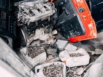 motor de desecho de coche