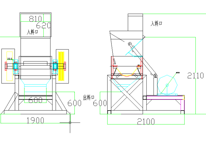 main crusher drawings