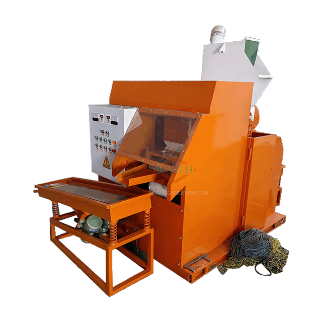 d70橘色 BS-D70 homemade copper wire granulator machine