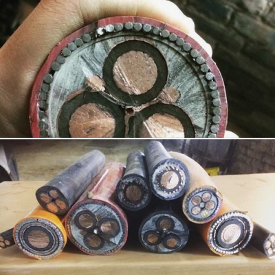 different types of armoured cables