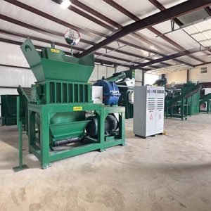 hydraulic single-shaft shredder for copper wire shredder from bsgh granulator