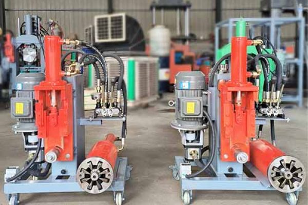 mini BSC motor stator cutting and pulilng machine for our USA customer