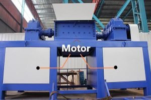 motor of scrap metal shredder