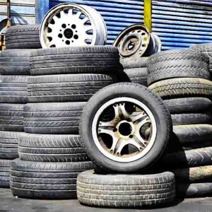 raw material scrap tires from bsgh granulator
