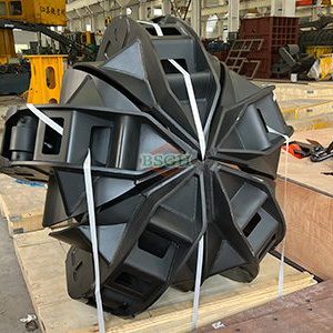 Pinza excavadora giratoria de bsghgranulator
