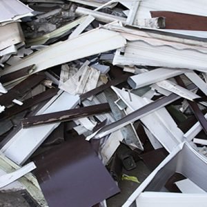 chute de tôle d'aluminium