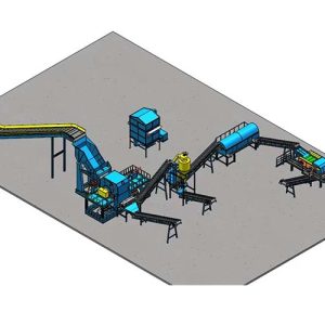 scrap rotor recycling machine plant