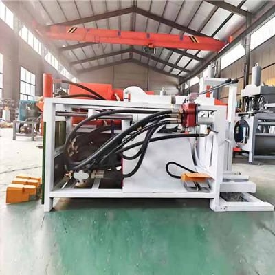 scrap motor recycling machine BSM-40 hydraulic lifting clamp