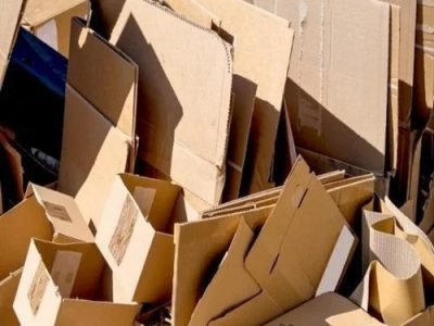 cajas de cartón de papel de desecho