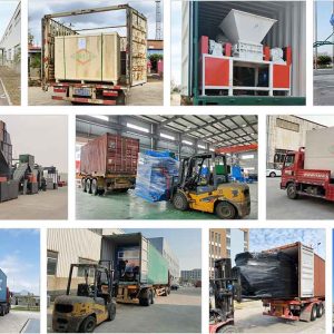 expédition d'une machine de recyclage de radiateurs vers différents pays