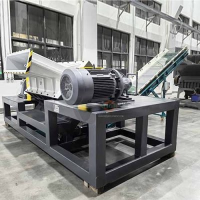 two shaft vertical shredder machine BS-D1800 for shredding IBC container from bsgh granulator