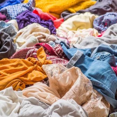 vêtements usagés de matières premières de déchiquetage
