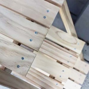 wood pallet with nails shredder machine